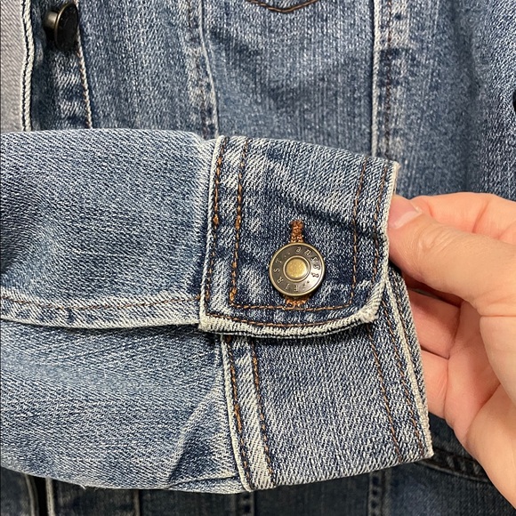 Liz Claiborne Dark Blue Denim Jacket - Picture 7 of 8